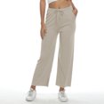 thumbnail image 1 of Women's Pocket Casual High Waist Wide Leg Pants, 1 of 1