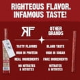 thumbnail image 6 of Righteous Felon Grass-Fed Meat Sticks - Low Sugar, High Protein Beef - OG Hickory, 24 pack, 6 of 8