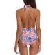 thumbnail image 2 of Mujer One Piece Bikini Trajes de baño bañadores Pin Up Monokinis Backless Rosa XL Rosa XL Xishao ropa, 2 of 2