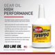 thumbnail image 3 of Aceite para engranajes Red Line 57904 75W90 GL-5 sintético 946 ml (paquete de 2), 3 of 6