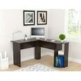 thumbnail image 3 of Inval Merlin L-Forme Bureau d'Angle, Espresso-Wengue, 3 of 5