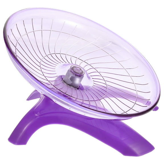HOMEMAXS Purple Silent Hamster Running Wheel for Small Pets Playing Perfect Home Decoration 6.3 Inches