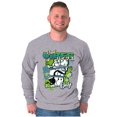 thumbnail image 4 of Popeye Characters Kanji Comic Panel Men's Long Sleeve Tee T Shirt Brisco Brands X, 4 of 6