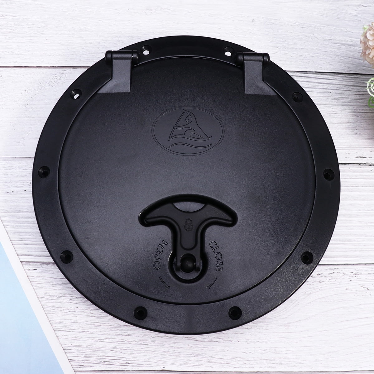 8 Inch Canoeing Rotary Hatchcover Canoeing Accessories Pocket Hatchcover Portable Hatch Cover for Kayak Boat Fishing Rigging
