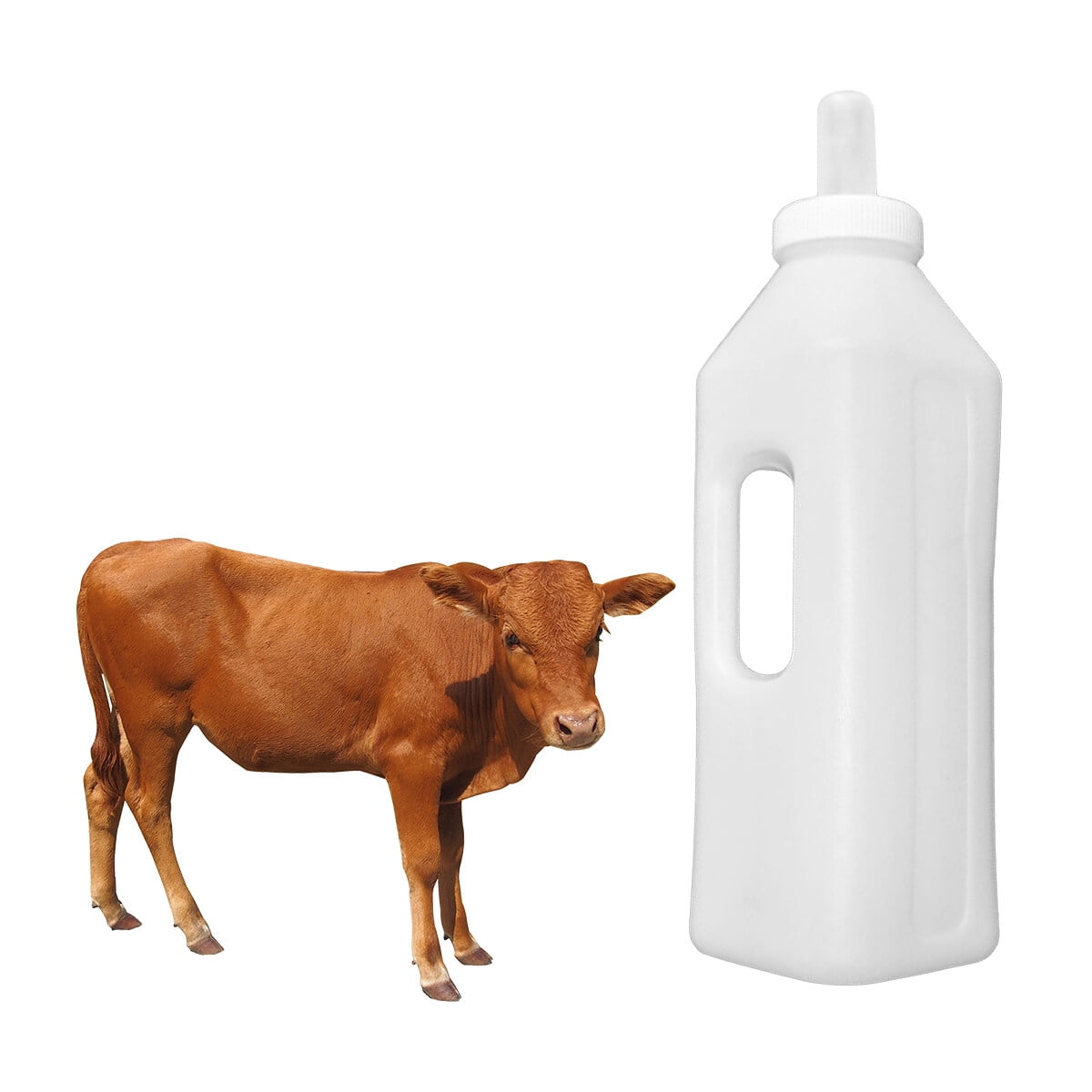 UPKOCH Feeding Bottle Milk Drink Bottles Silicone 4 Pcs in 1 Set White