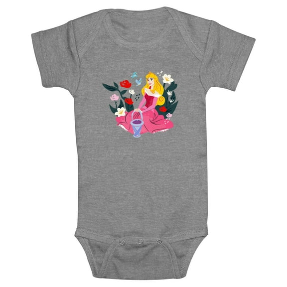 Infant's Sleeping Beauty Aurora Garden  Bodysuit