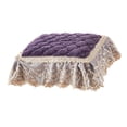 thumbnail image 3 of Funda de silla de encaje europeo, funda de asiento, funda de asiento de silla cuadrada, cojines para cojines de asiento , decoración de 15,74x Púrpura Macarena Almohadillas de asiento de cojín para silla, 3 of 7