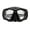 Black Silicone, variant on Genesis Oculus Dive Mask, FreeDiving Scuba Snorkeling