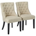 thumbnail image 1 of Alpine Furniture Chaise Latérale Prairie, Crème (Ensemble de 2), 1 of 2