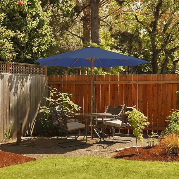 coolaroo 11 feet round patio umbrella Coolaroo 10 ft. Round Cantilever Umbrella, Smoke