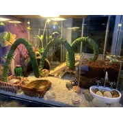 Trianu Hermit Crab Climbing Toys, Jungle Vines for Reptiles, Small Animal Terrarium Decor, Bendable, Artificial, for Hermit Crab, Frog and Reptile