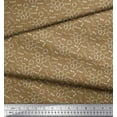 thumbnail image 3 of Soimoi Japan Crepe Satin Fabric Chemical Formula Education Theme Print Fabric by Yard 42 Inch Wide, 3 of 3