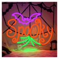 thumbnail image 1 of Letrero De Neón Spooky Con Luz LED De Murciélago Regulable Con Alimentación Por USB, Para Decoración De Pared De Dormitorio, Bar, Fiesta 35.5cmx29cm, 1 of 7