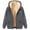 Dark Gray, variant on Wancir Men's Sherpa Hoodie Jacket Fleece Lined Zip Up Warm Hoodies Sweatshirt Winter Zipper Sweater Hooded Coat