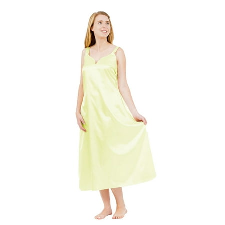 

Up2date Fashion s Women s Long Satin Chemise / Nightgown