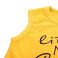 thumbnail image 3 of 2pcs/Set Toddler Baby Girls Sleeveless Tank Tops Vest and Ripped Denim Shorts Set Kids, 3 of 6