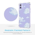 thumbnail image 5 of Sky Clouds Clear Case for iPhone 12 Mini,Aesthetic Art Design Case for Men Women,Unique Soft Transparent TPU Bumper Case Cover, 5 of 5