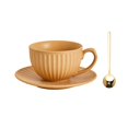 thumbnail image 1 of Taza de café Vintage, juego de tazas de flores de cerámica for el hogar, juego de tazas de té de la tarde for lavar a mano con leche, 1 of 7
