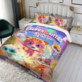 thumbnail image 3 of Super Kitties Themed Bed Sheet Set Three Piece Set 53x79 In ches Comfortable And Skin Friendly Unique Design Creating A Star Studded Night Home Decor Gifts For Family Friends fans, 3 of 6