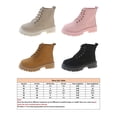 thumbnail image 2 of Daeful Bottes de Travail pour Femmes, Bottes de Combat à Lacets, Marche, Bout Rond, Respirantes, Bottillons à la Cheville, Noir 5, 2 of 7