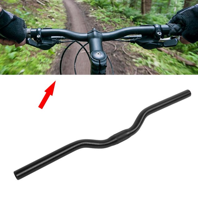 LYUMO Aluminum Mountain Bike Road Bicycle Fixed Gear Riser Bar Handlebar 25.4mm*520mm, Bicycle Handlebar, Bicycle Riser Bar