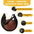 thumbnail image 2 of Basketball Training Net Bag Single Shoulder Bag Training Backpacks Crossbody Soccer Volleyball Storage Bag, 2 of 7