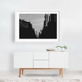 thumbnail image 2 of Staring Down Cooper Square - Manhattan New York Photography Black and White City Skyline Architecture Street Photography Minimalist White Framed Wall Art Print 5 x 7 inches, 2 of 3