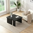thumbnail image 4 of 35.43*31.49 inch Detachable L-Shape Coffee Table for Primary Living Space Rounded Corners Streamlined Splice, 4 of 6