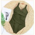 thumbnail image 5 of Feimerou Tummy Control Swimsuits for Women Slimming One Piece Bathing Suit Retro Ruched Push Up High Waisted Padded Sexy Swimwear Valentine'S Day Gifts, 5 of 8