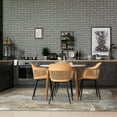 thumbnail image 4 of Luxe Weavers Marble Collection Beige 4x5 Artistic Abstract Area Rug, 4 of 10