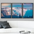 thumbnail image 2 of wall26 Framed Canvas Print Wall Art Set Aerial View Arctic Mountain Forest Nature Wilderness Photography Realism Rustic Landscape Colorful Cool for Living Room, Bedroom, Office - 16"x24"x3, 2 of 5