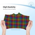 thumbnail image 3 of Pofeuu Rainbow Houndstooth Print Soft Cotton Girls Boyshort panties Toddler Underwear-Medium, 3 of 5