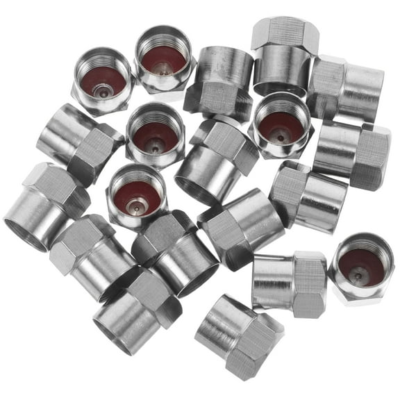 20PCS Tire Caps Universal Valve Stem Caps Stainless Steel Tire Valve Stem Caps Air Caps Vehicle Stem Valve Caps Tire Air Cap Valve Caps Valve Stem Covers Metal Valve Stem Caps