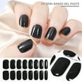 thumbnail image 1 of Pegatinas de parche de uñas de Gel semicurado con purpurina para lámpara UV, tiras de esmalte de Gel curado, envolturas de uñas de cubierta completa, calcomanías de manicura, 16 puntas, 1 of 7