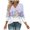 Purple-Shirts, variant on Jsaierl 3/4 Length Sleeve Tops for Women Summer V Neck Shirts Fashion Graphic Petite Blouses Soft Elegant T-shirts Top S-2XL