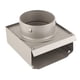 thumbnail image 4 of Tapa de campana extractora cubierta de ventilación de pared de acero inoxidable práctica fuerte para salida de aire de campana extractora para ventilación interior y exterior ANGGREK Otros, 4 of 8