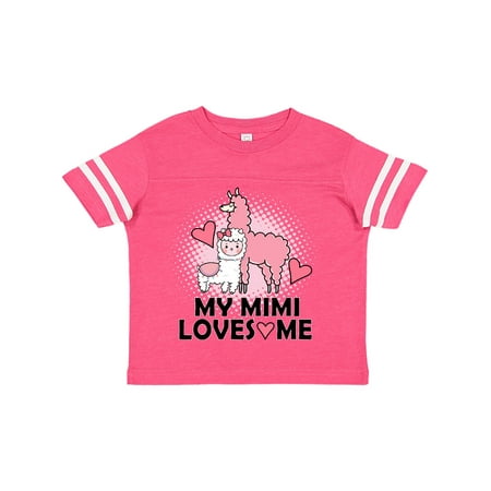 

Inktastic My Mimi Loves Me Llama Gift Toddler Toddler Girl T-Shirt