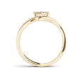 thumbnail image 3 of 1/10 Carat T.W. Diamond Split Shank Bypass 10kt Yellow Gold Engagement Ring, 3 of 5