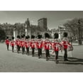 thumbnail image 2 of Frank, Assaf 24x19 White Modern Wood Framed Museum Art Print Titled - Changing the Guard, Buckingham Palace, London, 2 of 4