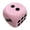 Pink, variant on Blue Holiday Dice For Party Fun With Bright Colors And Safe Material For All Ages