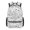 White3, variant on 17-inch Floral-Print Backpack, Fun DIY Coloring Backpack with a Spacious Main Compartment and Zippers,Lightweight & Soft for Sports Travel and Gym
