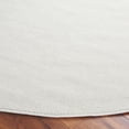 thumbnail image 3 of SAFAVIEH River Randa Solid Polyester Area Rug, Ivory, 6'7" x 6'7" Round, 3 of 8