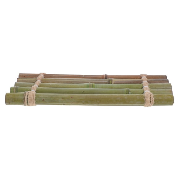 Tablero de bambú para decoración de peceras, adorno para acuario, tapete de bambú, accesorio para pecera DIY