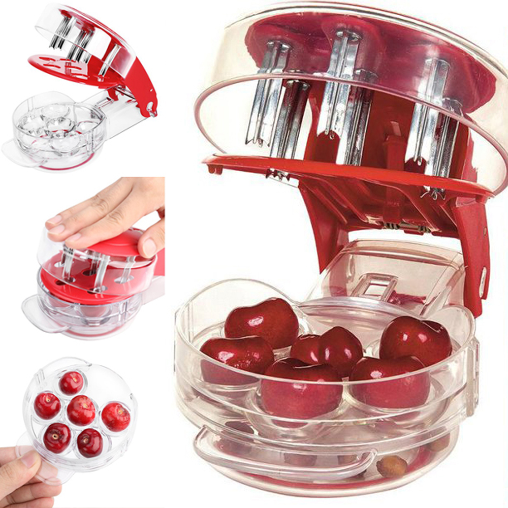 Cherry Pitter, Professional Cherry Stone Remover Home Office Travel
