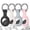 4 Colors_02, variant on Getino Compatible with Apple Airtag Holder Keychain 4 Pack Silicone Airtags Case for Cat Dog Collar