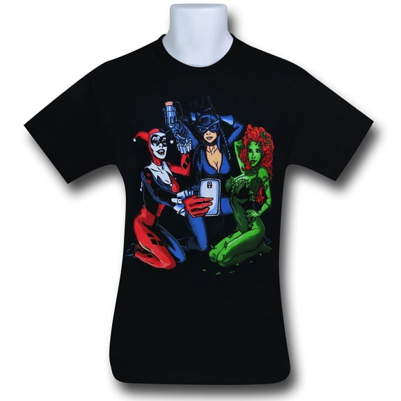 Batman Villainess Selfie T-Shirt-Men's 2XLarge