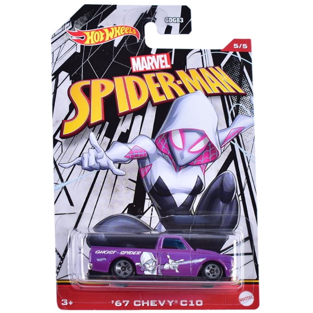 Vehículo de Juguete Hot Wheels Marvel Spider-Man '67 Chevy C10