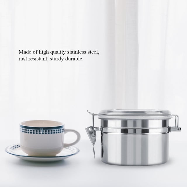 Food Storage Containers For Kitchen Organization, Food Canisters With Lids, Stainless Steel Coffee Canister, Large Capacity Design,Safe To Use