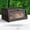 Carbonized, variant on Bread Box for Kitchen Countertop Large Bread Box Farmhouse Bread Container Bread Storage with Window Bread Holder