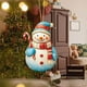 thumbnail image 4 of Seyotauo Christmas Snowman Ornaments Double Sided Xmas Hanging Decorations, Acrylic Snowman Figurines Ornament for Christmas Tree Wreath Fireplace Window Holiday Party Supplies Gift, 4 of 6